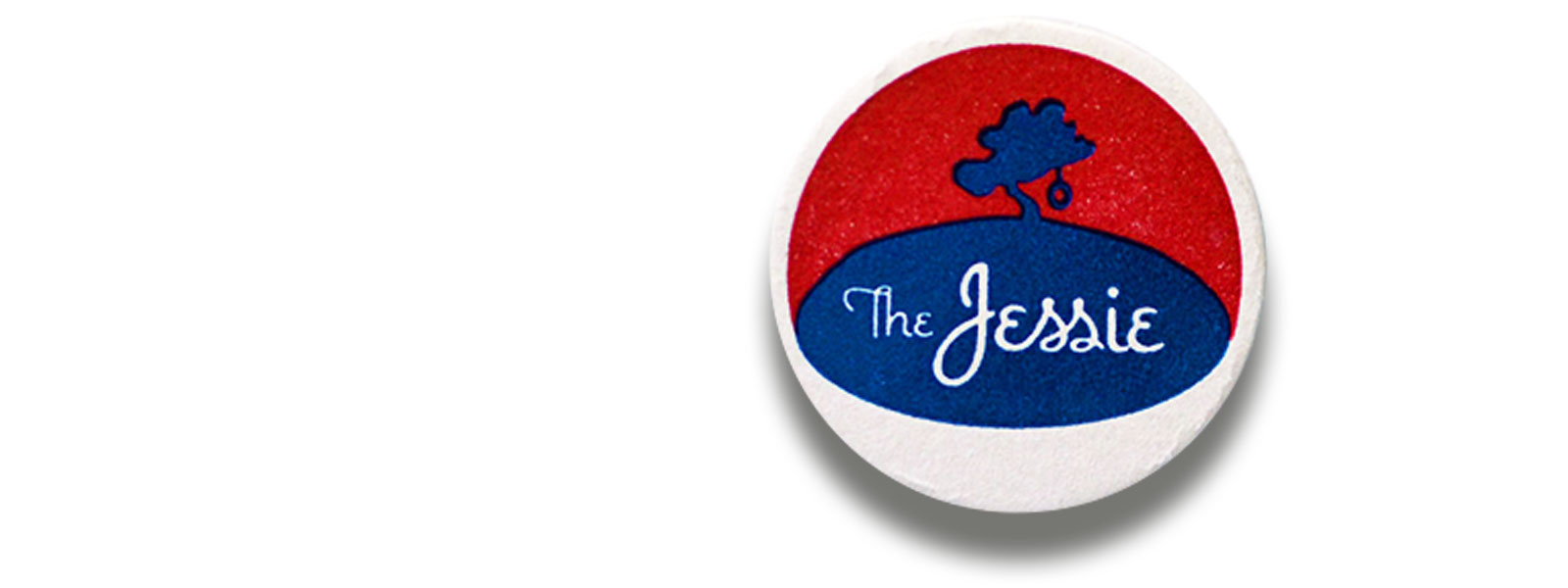Magnet artwork: The Jessie. Featuring the silhouette of a tree and tire swing, evoking the memory of Toy Story 2.